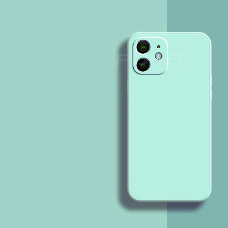 Siliconen iPhone hoesje vloeibaar rubber premium beschermhoes zacht duurzaam mat flexibel telefooncover iPhone 11 12 13 Pro Max mini modelaanduiding aanpasbaar verfijnd mooi design dagelijks gebruik | Sulvida