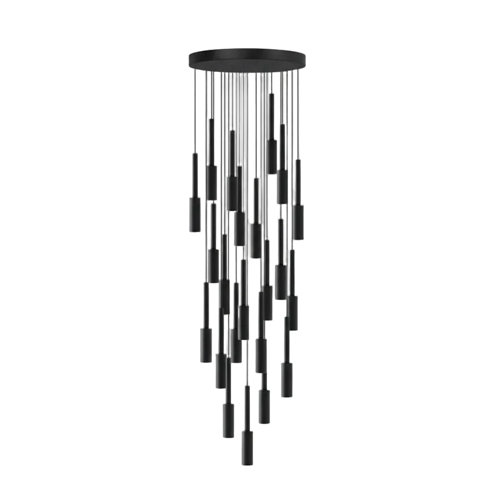 Verstelbare Cilinder Hanglamp Metaal LED Dimbaar Meervoudig Trappenhuis Villa Plafondverlichting Modern | Sulvida