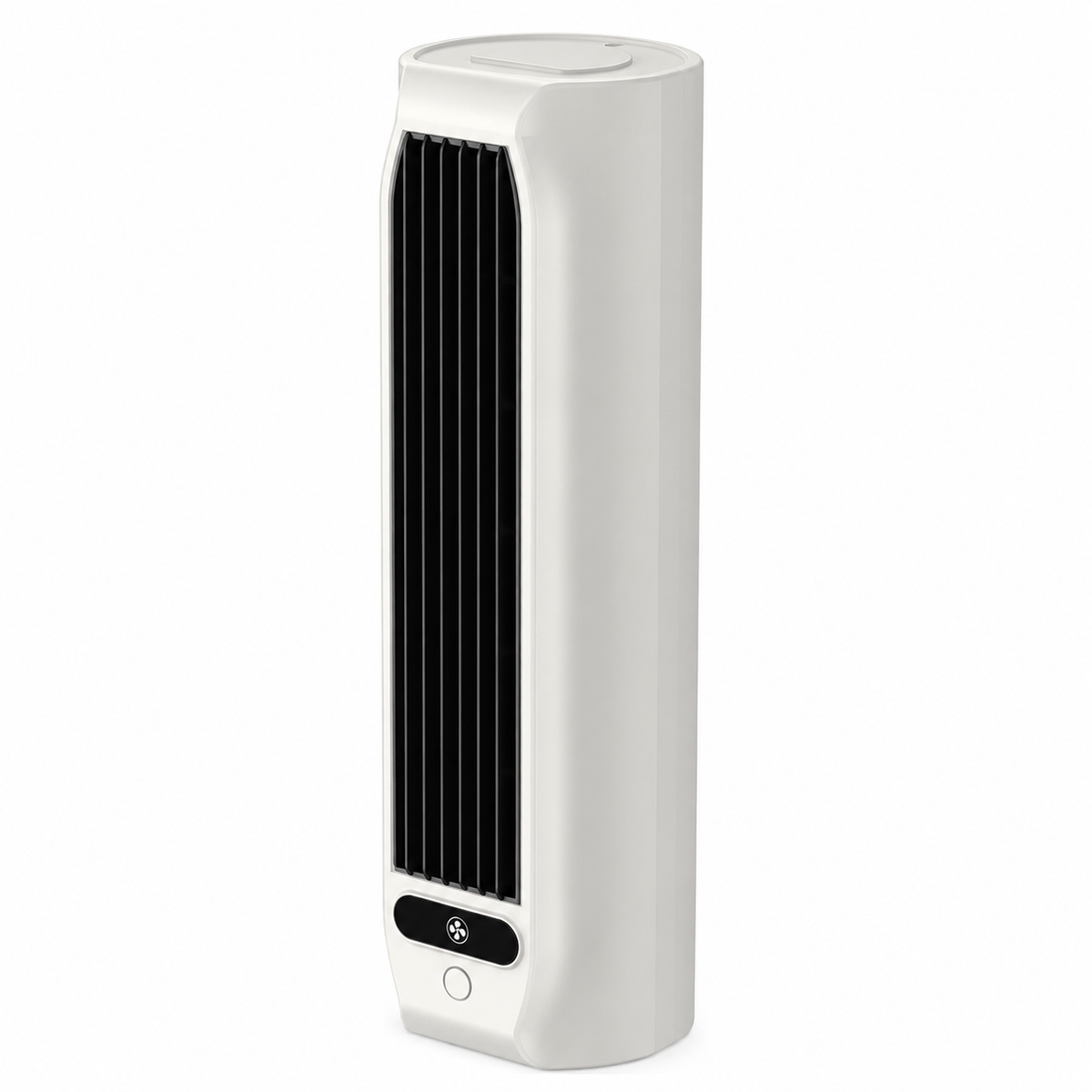 Draagbare oplaadbare luchtkoeler ventilator grijs beige USB koeling bureau kantoor thuis mobiel compacte airco | Sulvida