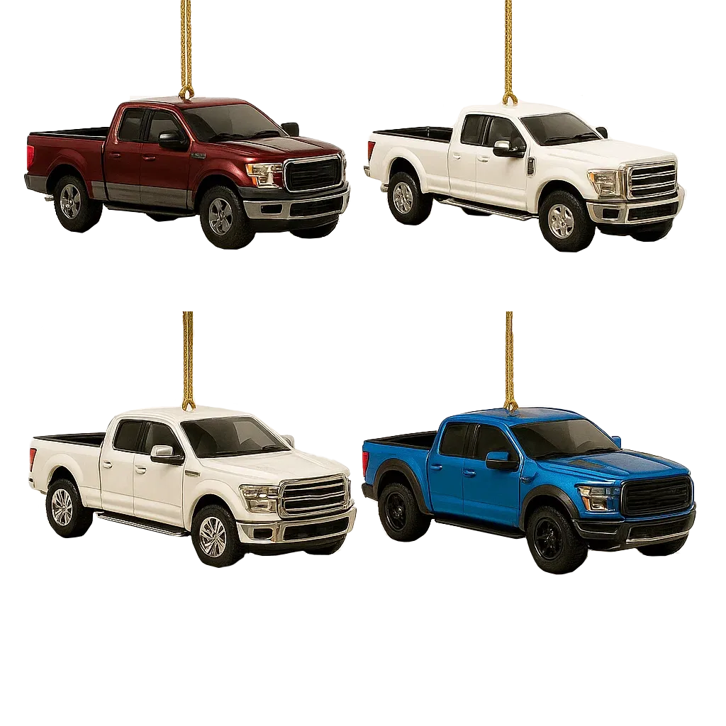 Adventskalender Pickuptrucks 24 Miniatuurmodellen Kerst Collectie Krachtige Voertuigen Speelgoed Kinderen | Sulvida