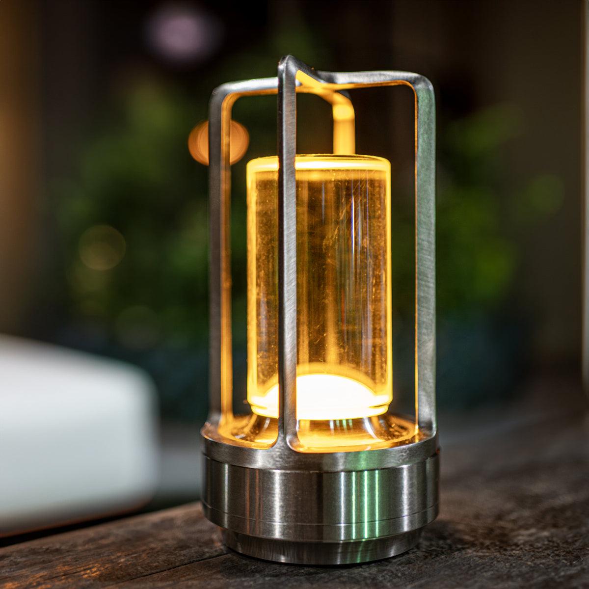 Kristallen Tafellamp Oplaadbaar USB Dimbaar Draadloos Gouden Zilveren Zwarte Lantaarn LED Sfeerverlichting | Sulvida