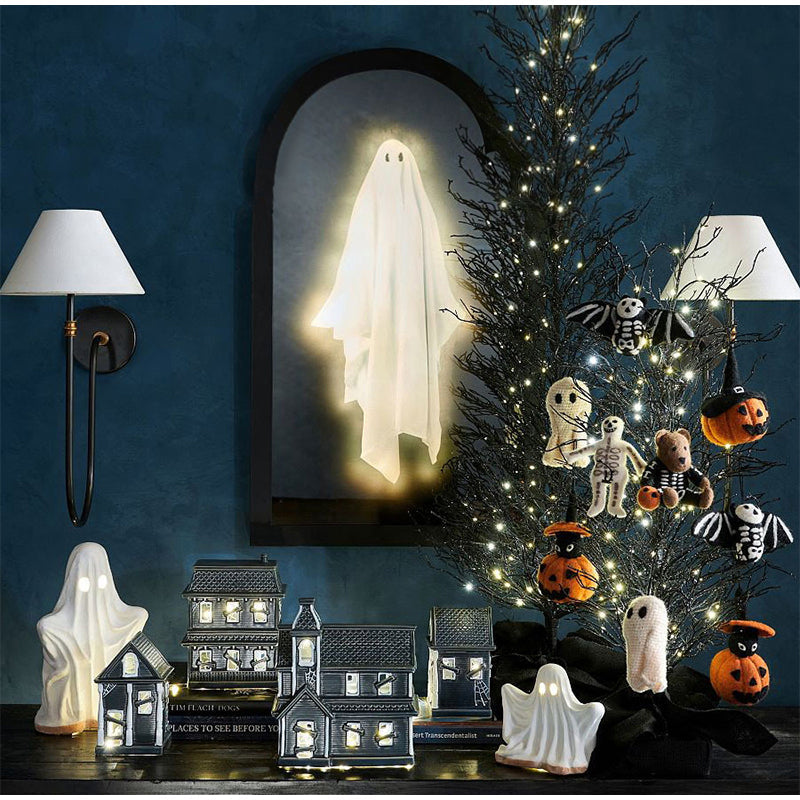 Holografische Spookspiegel Wanddecoratie 35x20cm – Halloween Illusie Effect Spiegeldecoratie voor Enge Sfeer | Sulvida