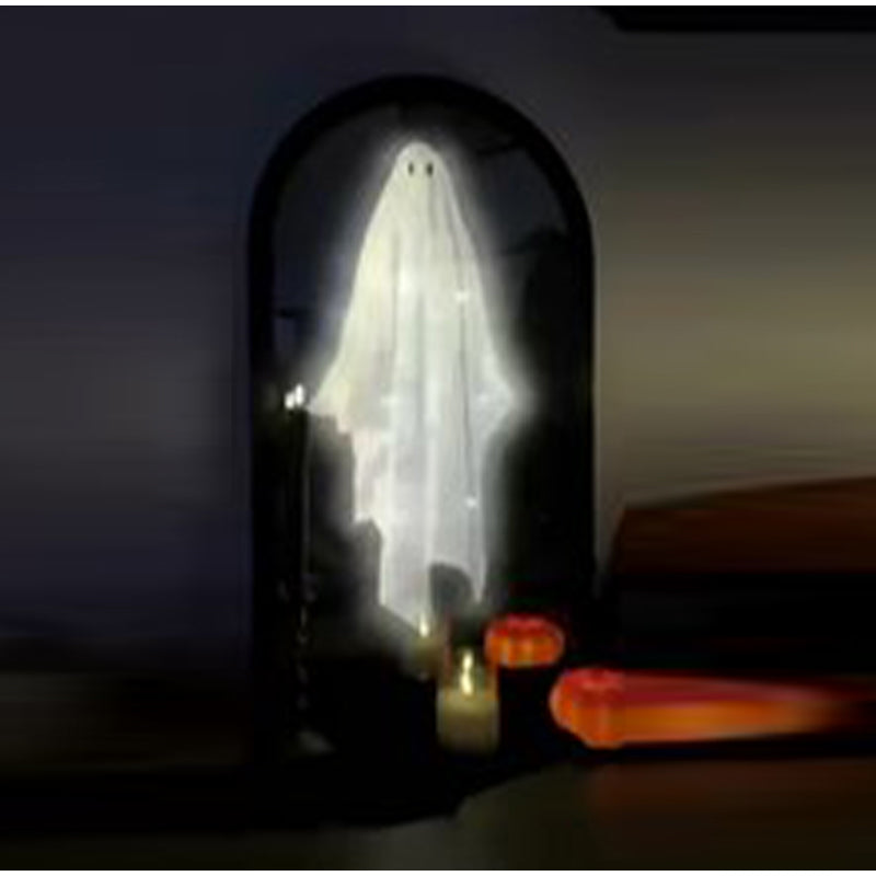 Holografische Spookspiegel Wanddecoratie 35x20cm – Halloween Illusie Effect Spiegeldecoratie voor Enge Sfeer | Sulvida