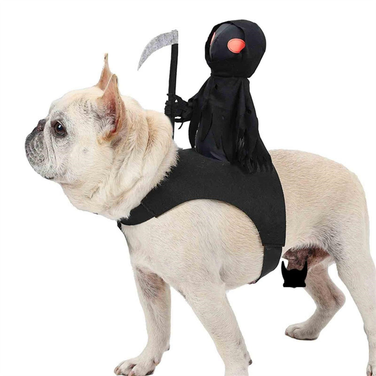 Hondenkostuum Skelet Zwart – Feestelijke Verkleedoutfit voor Hond, Grappige Carnaval Party Kleding Huisdier | Sulvida