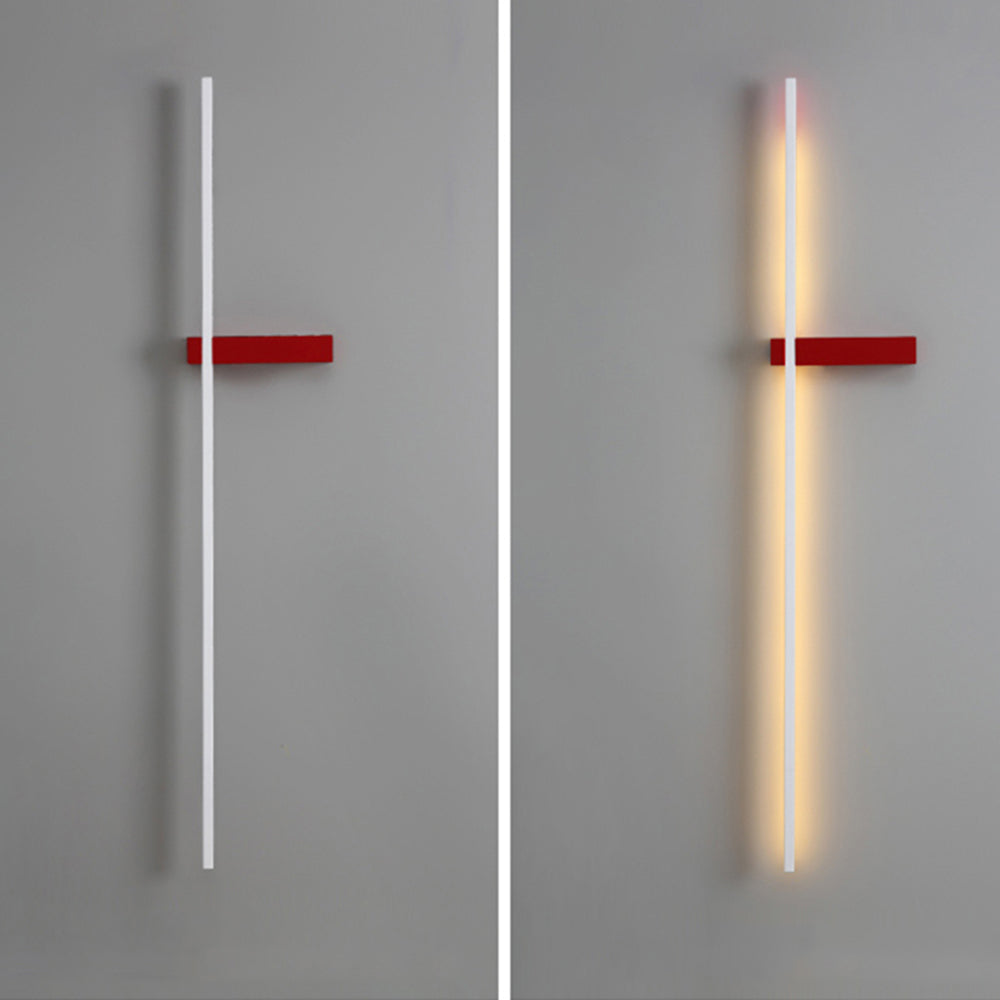 Lineaire Wandlamp Metaal Acryl Kleurrijk Modern Design Woonkamer Eetkamer Sfeervol Interieur Verlichting | Sulvida