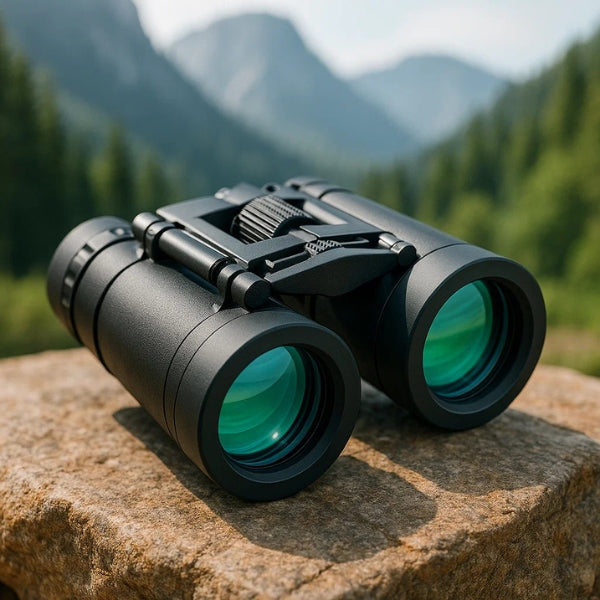 Kompaktes Fernglas 40×22 mit großem Sichtfeld für Reisen, Naturbeobachtungen, Vogelbeobachtung und Outdoor-Aktivitäten, Premiumoptik, Taschenformat | Sulvida