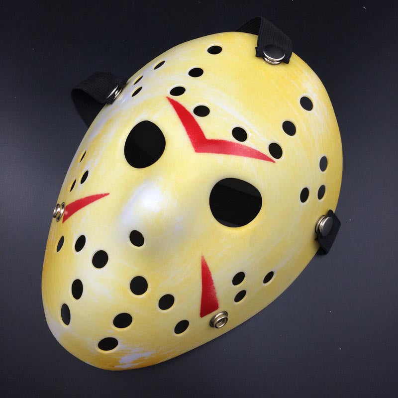 Hockeymasker Halloween Horror voor Volwassenen Themafeest Griezelig Cosplay PVC Masker Verkleedpartij Accessoire | Sulvida
