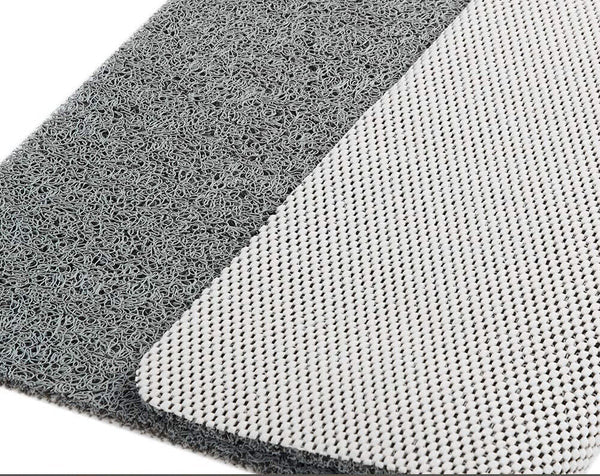 Anti-slip Badkamermat met Sneldrogende Drainagestructuur – Hygiënische Douchemat voor Veiligheid en Comfort in Beige, Grijs en Wit | Sulvida