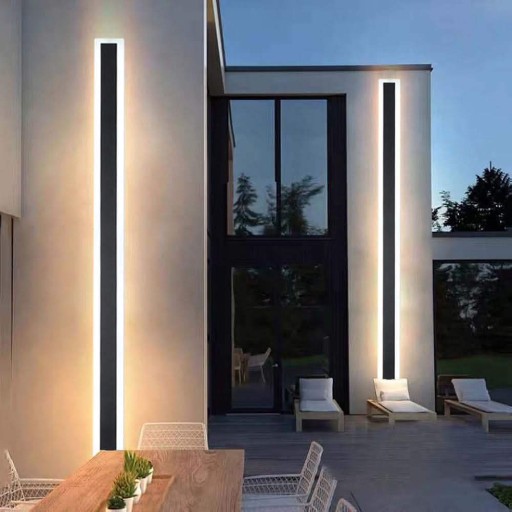 Moderne buitenwandlamp aluminium waterdicht tuinverlichting balkonverlichting terraslamp gevel buitenlamp | Sulvida