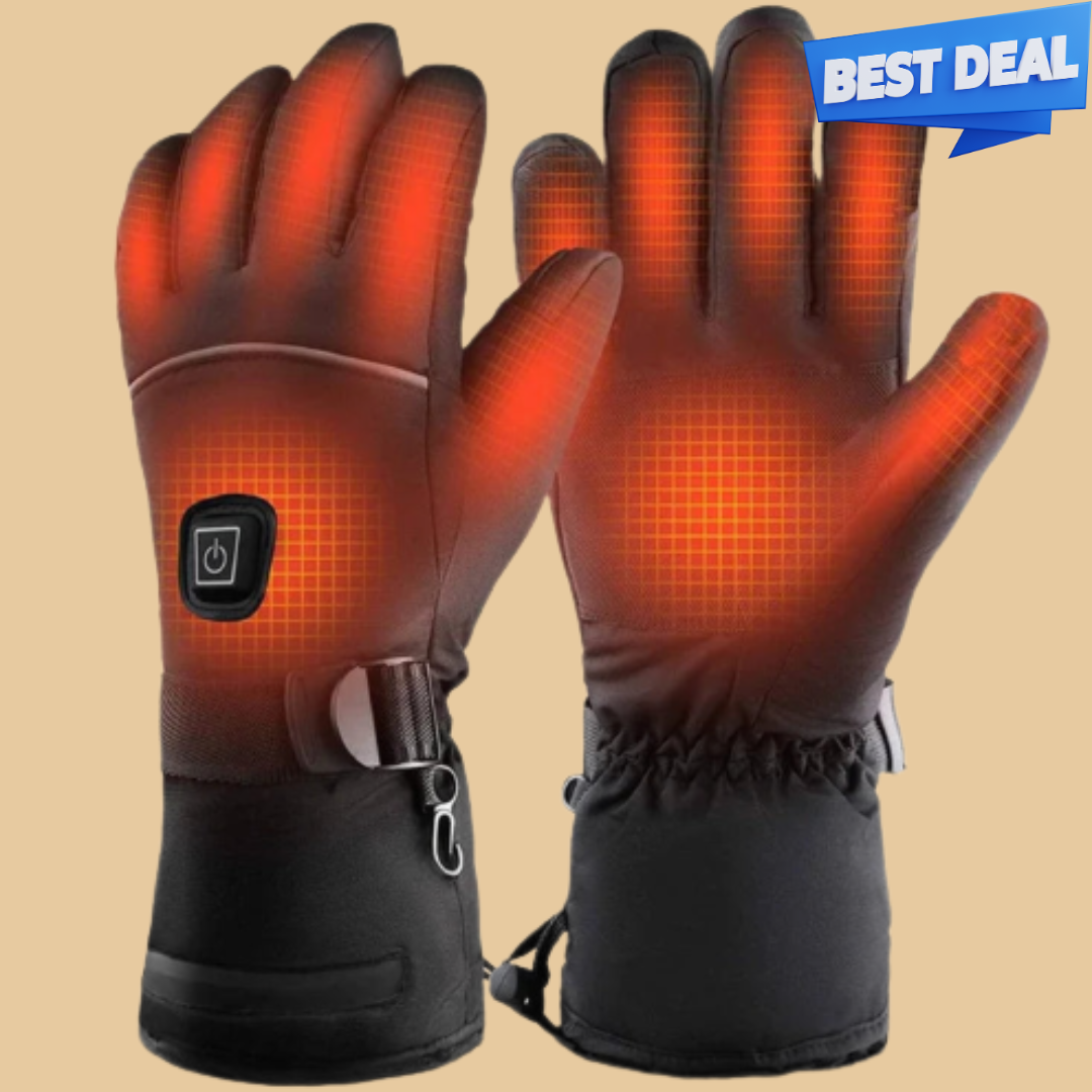 Verwarmde Handschoenen Oplaadbaar Touchscreen Winterhandschoenen Skiën Snowboard 3 Warmtestanden Unisex | Sulvida
