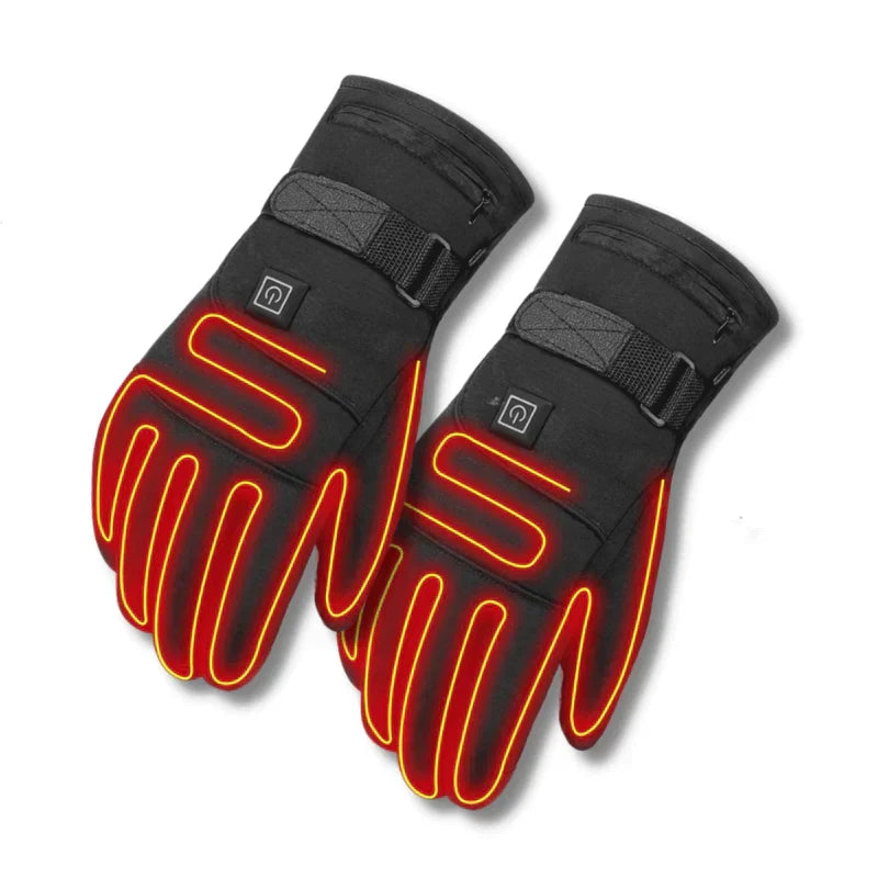 Verwarmde Handschoenen met 3 Warmtestanden Waterbestendig Touchscreen Winter Skiën Snowboarden Outdoor | Sulvida