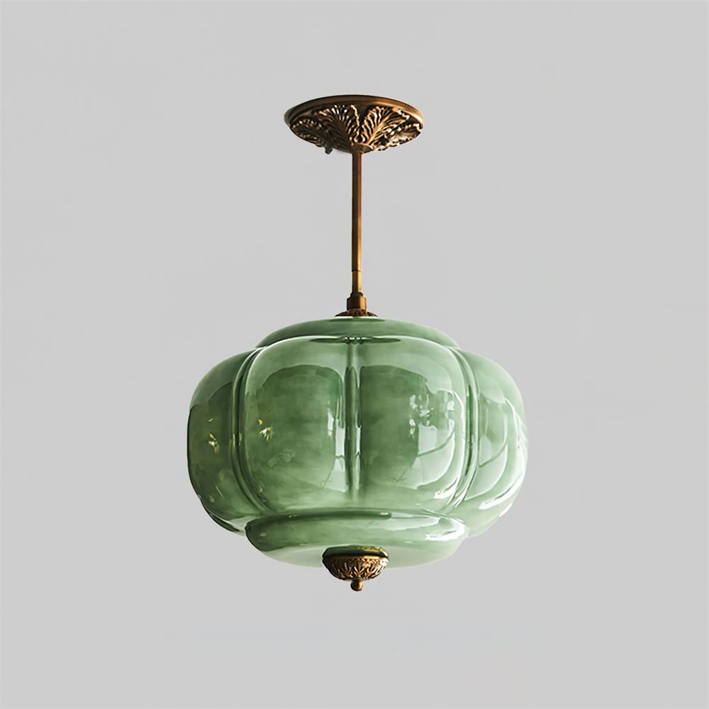 Plafonnier Glas Groen Goud Zwart Wit Badkamer Hal Keuken Slaapkamer Vintage Design Dimbaar E27 Plafondlamp | Sulvida