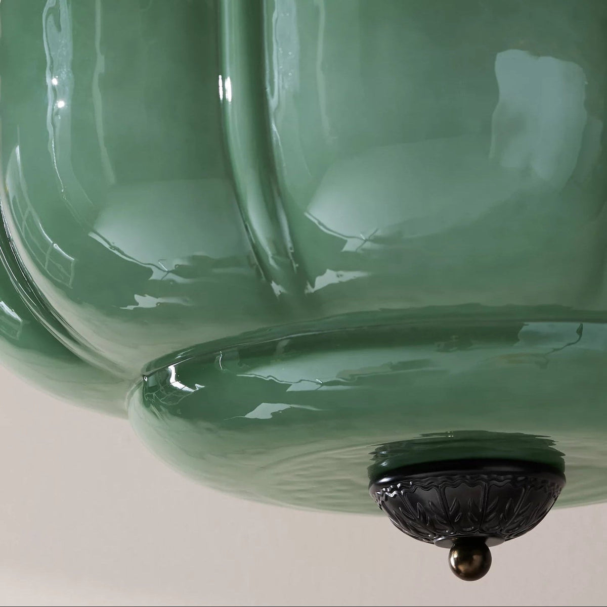 Plafonnier Glas Groen Goud Zwart Wit Badkamer Hal Keuken Slaapkamer Vintage Design Dimbaar E27 Plafondlamp | Sulvida