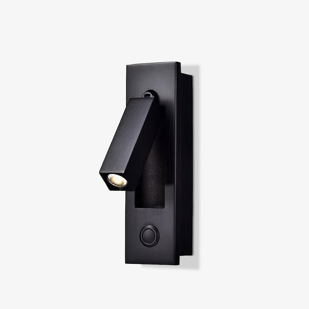 Minimalistische inbouwwandlamp 3000K warm wit instelbaar licht aluminium slaapkamer bedlamp leeslamp | Sulvida