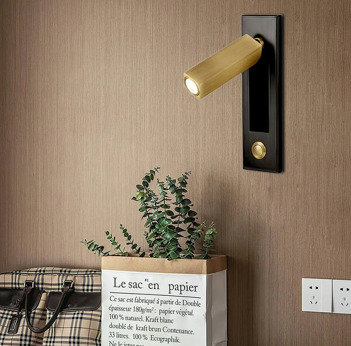 Draaibare wandspot cilinder vierkant LED instelbaar slaapkamer bedlamp dimbaar metaal modern leeslamp design | Sulvida
