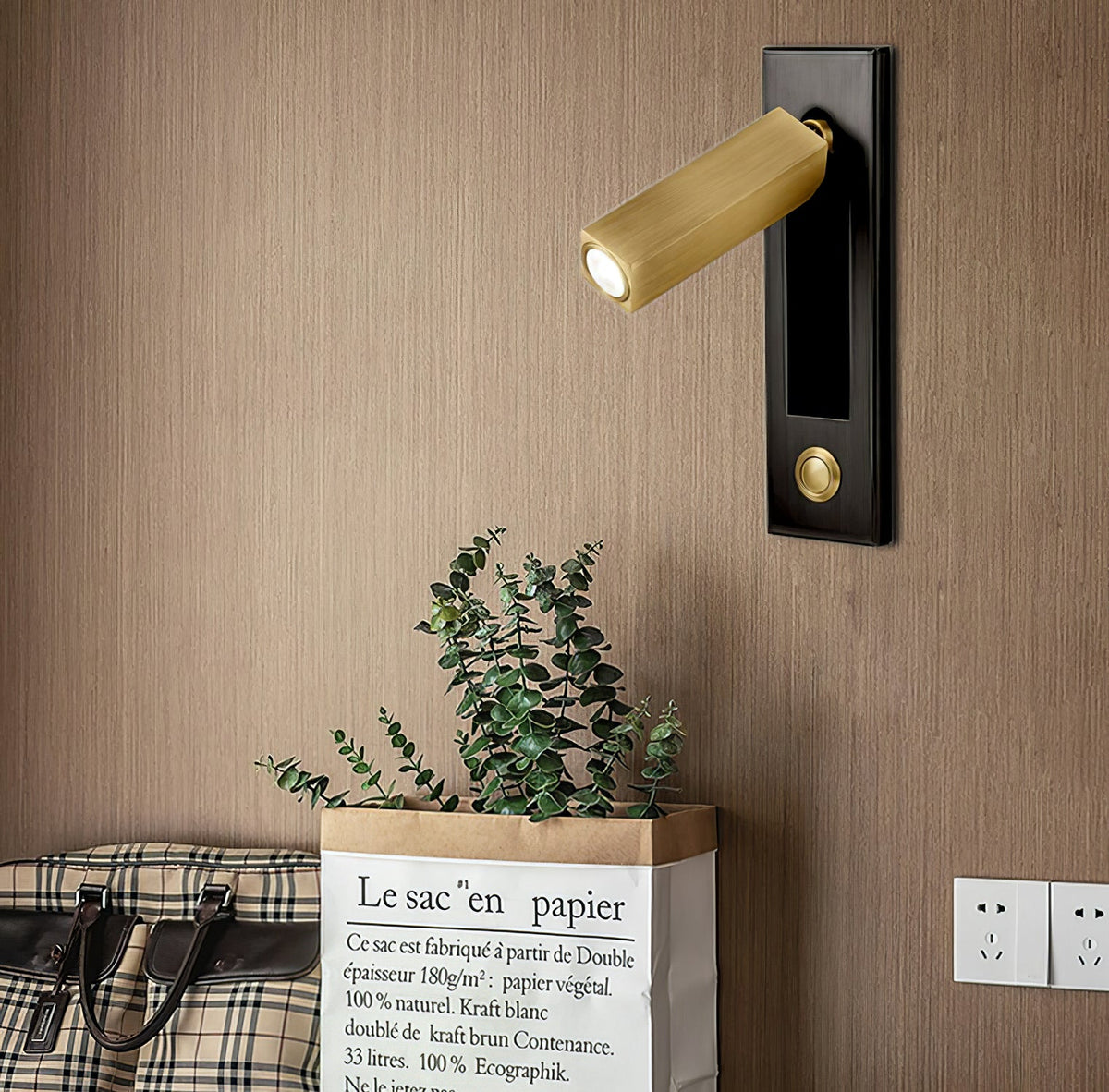 Minimalistische inbouwwandlamp 3000K warm wit instelbaar licht aluminium slaapkamer bedlamp leeslamp | Sulvida