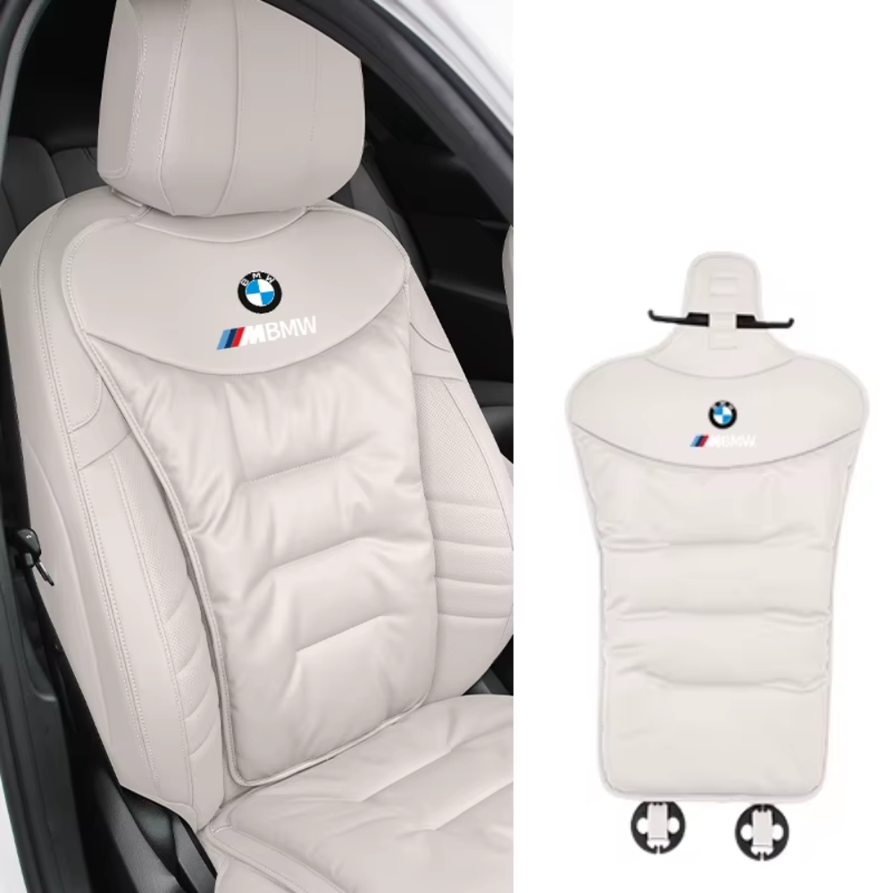 Autostoelkussen met Lendensteun Ergonomisch Comfort voor Lange Ritten Rugleuning Ondersteuning Auto Reis | Sulvida
