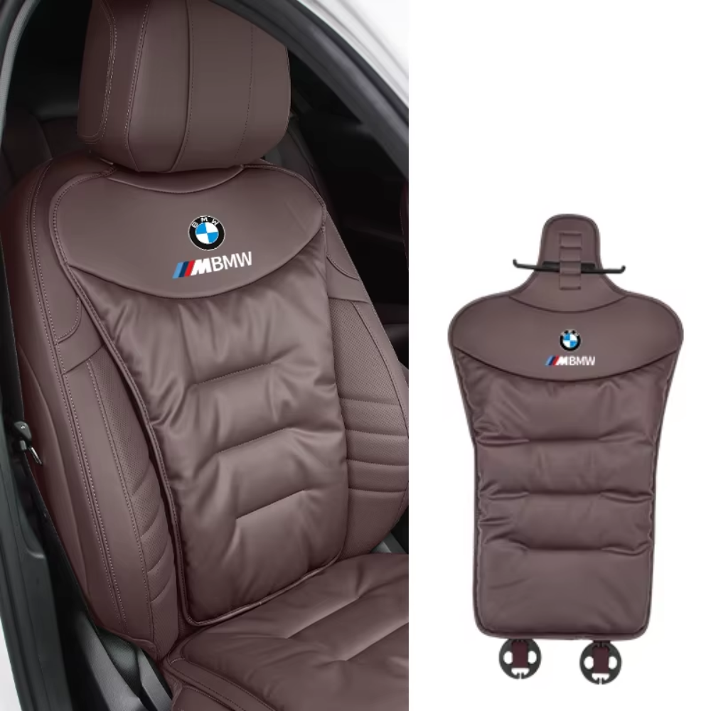 Autostoelkussen met Lendensteun Ergonomisch Comfort voor Lange Ritten Rugleuning Ondersteuning Auto Reis | Sulvida