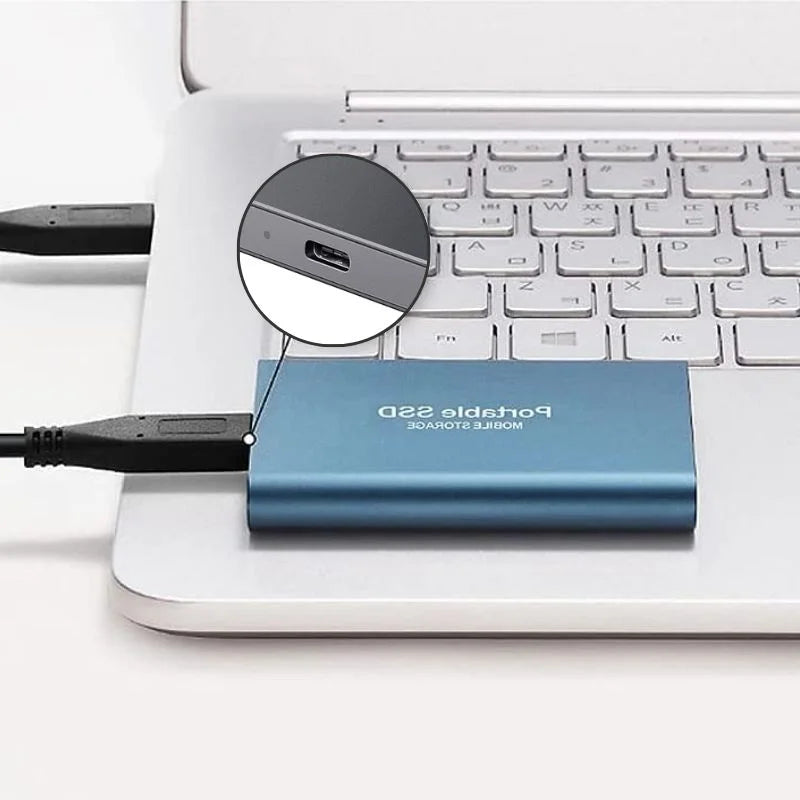 Externe SSD Harde Schijf met Ultrasnelle USB 3.1 Datatransfer – Plug & Play Opslagoplossing voor PC en Laptop – Groot Geheugen 500GB tot 4TB | Sulvida