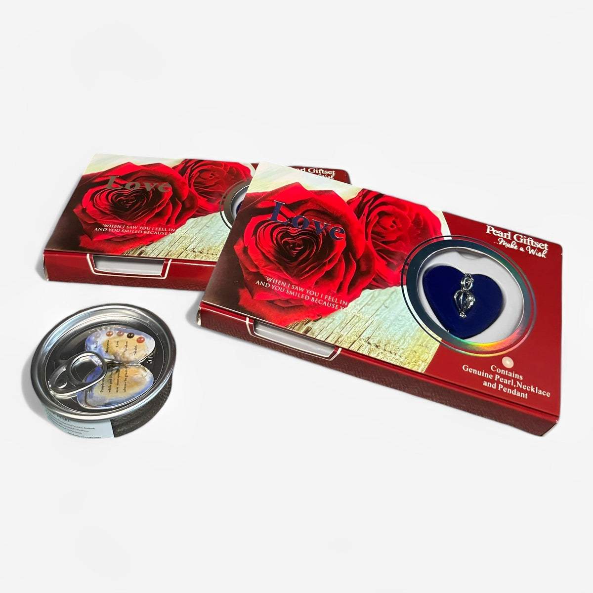 Verse oester met natuurlijke parel en 18K vergulde ketting geschenkset Thema oesterkit parelontdekking | Sulvida