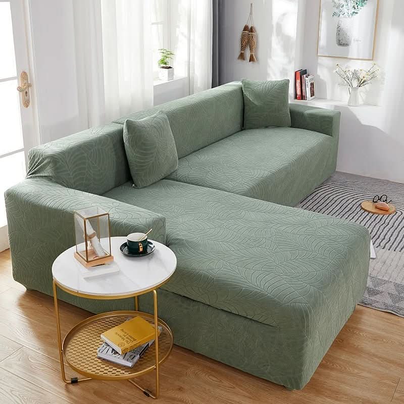 Housses de canapé d’angle en L extensibles en polyester, plusieurs tailles, protection de meubles, housse de canapé pour salon et intérieur | Sulvida