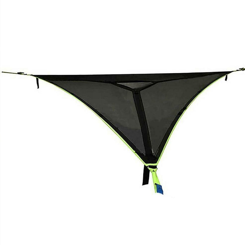 Driepersoons Hangmat met Drie-Punts Ankerophangsysteem voor Camping & Tuin | Natuurlijke Nylon Outdoor | Sulvida