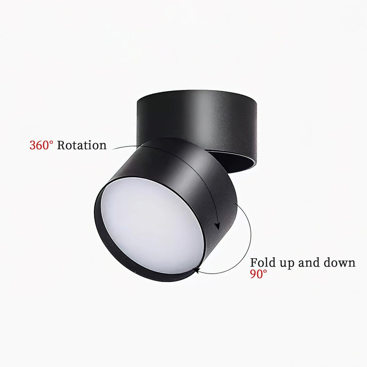 Verstelbare LED Plafondspot Aluminium Warm Wit 3000K Modern Minimalistisch Design Zwart Wit Accentverlichting | Sulvida