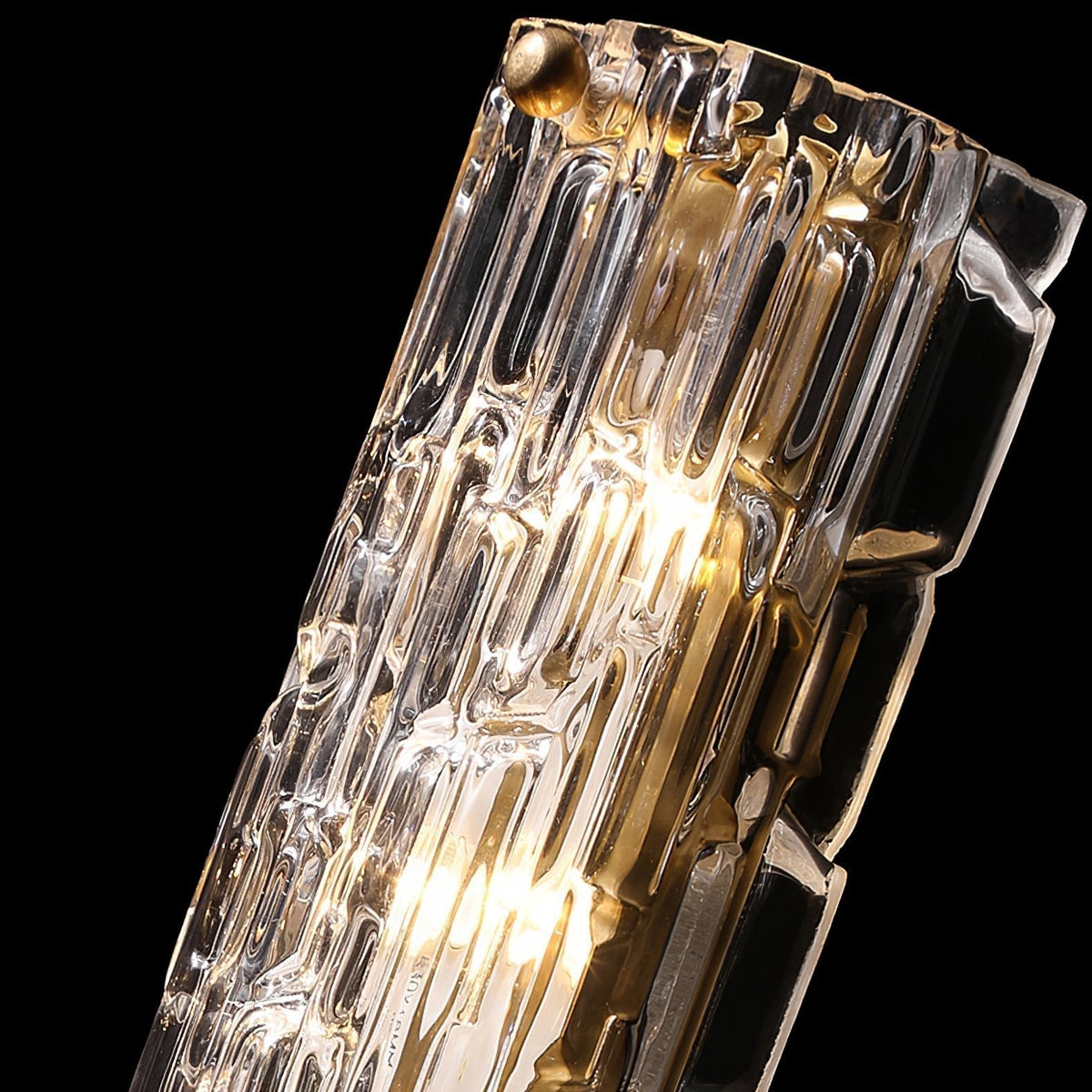 Wandlamp Gouden Messing met Glazen Kap 45-60cm Warm Wit LED Verlichting voor Woonkamer Slaapkamer Hal | Sulvida
