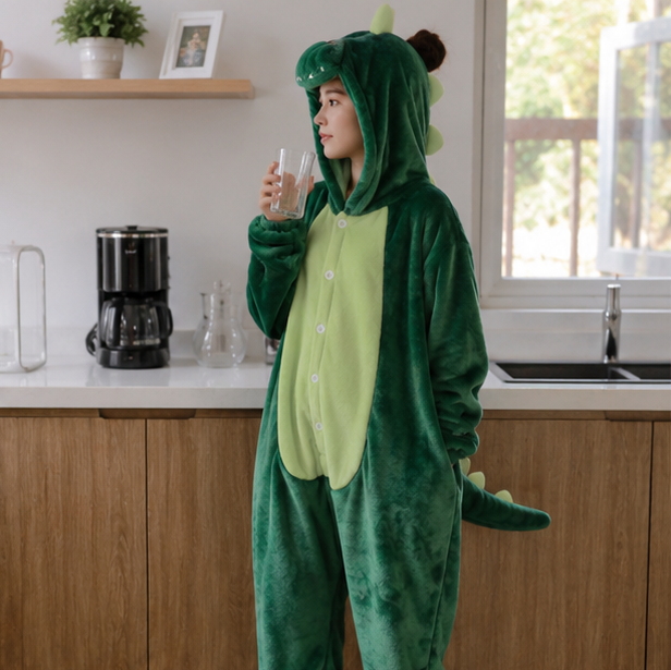 Kinderonesie Dierenpak Flanel Capybara Design met Capuchon Warm Loungen Verkleedkostuum Jongens Meisjes | Sulvida