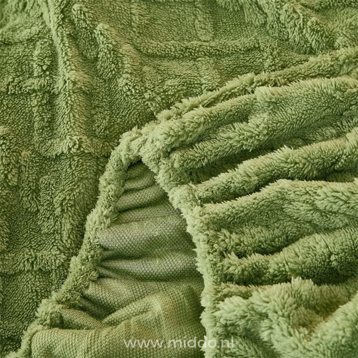 Fluwelen Fleece Hoeslaken met Kussenslopen Warm Zacht Beddengoed Luxe Winter Slaapcomfort Eenpersoons Tweepersoons | Sulvida