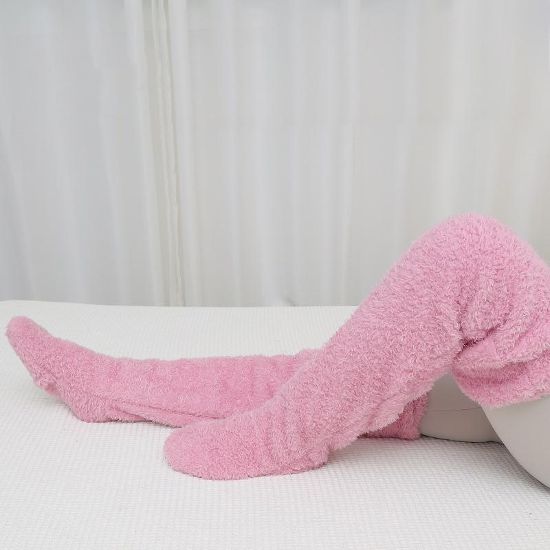 Luxe pluche huissokken extra zacht en warm voor thuis dames heren antislip pantoffelsokken winter comfortabel | Sulvida