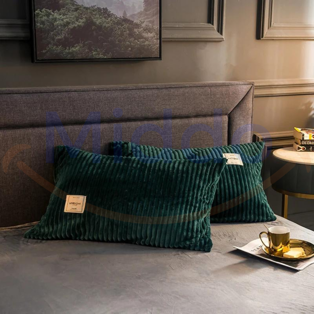 Fleece Kussenslopen Set 2 Stuks – Heerlijk Zacht en Warm voor Koude Nachten Knusse Slaapkamer Luxe Comfort | Sulvida