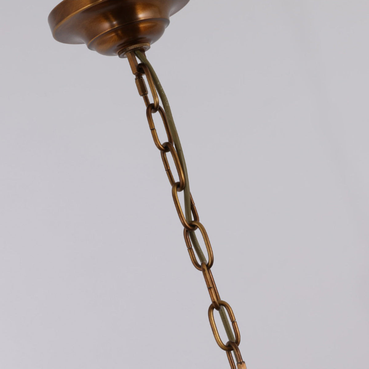 Kroonluchter Amber Glas met Messing Armatuur Eetkamer Woonkamer Hanglamp Verstelbaar E14 Fitting Sfeerlicht | Sulvida