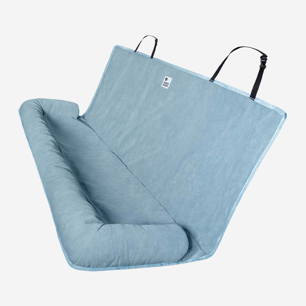 Autostoelhoes Hond Waterbestendig Polyester Grijs Bruin Blauw Bescherming Achterbank Auto Reizen Comfort Dieren | Sulvida