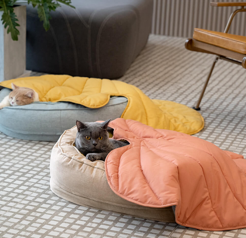 Hondendeken Bladvorm Katoenmix Zachte Kleed Grote Honden Bank Bescherming Decoratief Huisdierkleed Woonkamer | Sulvida