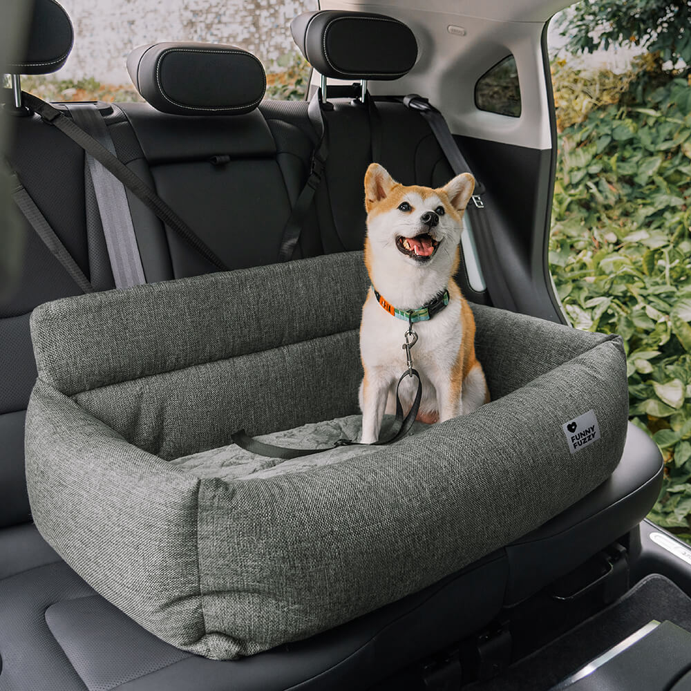 Autostoel Beschermer Hond Canvas PP-Vulling 50-120cm Grijs Kaki Blauw Reis Bolsterkussen Comfort Auto | Sulvida