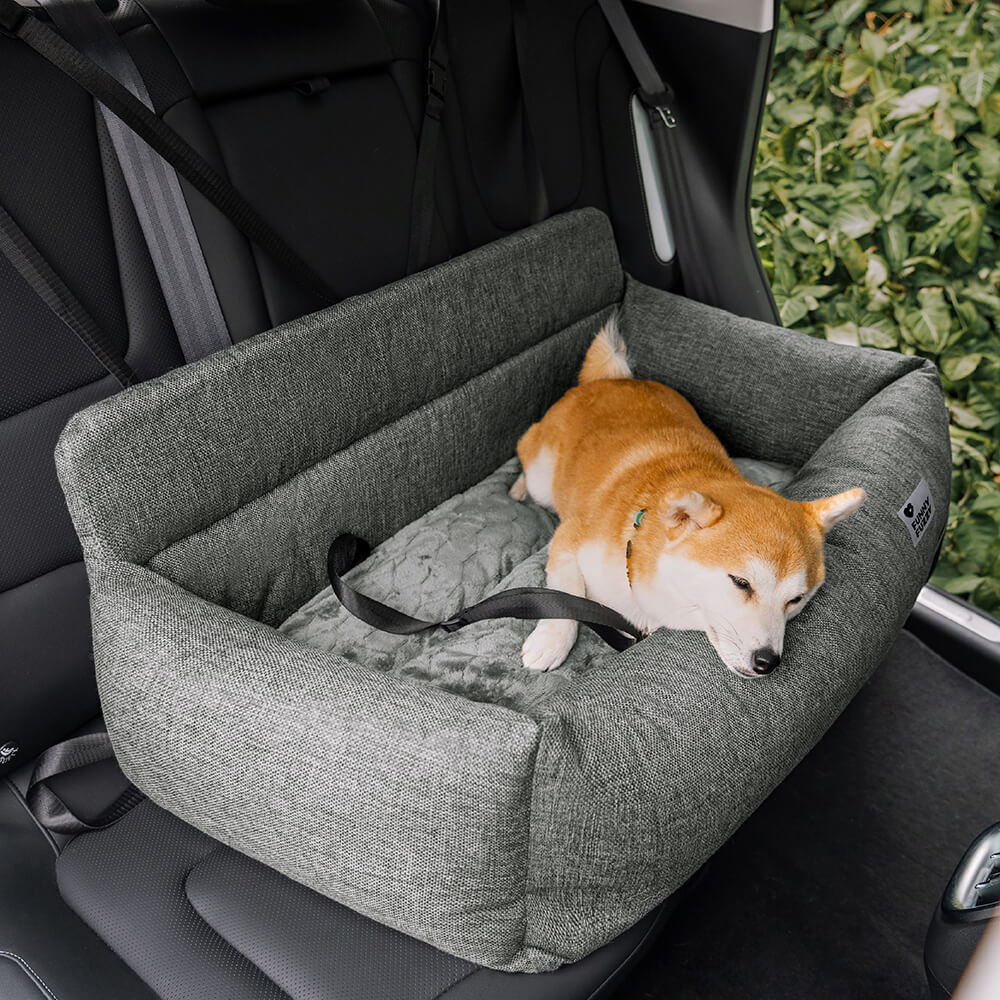 Autostoel Beschermer Hond Canvas PP-Vulling 50-120cm Grijs Kaki Blauw Reis Bolsterkussen Comfort Auto | Sulvida