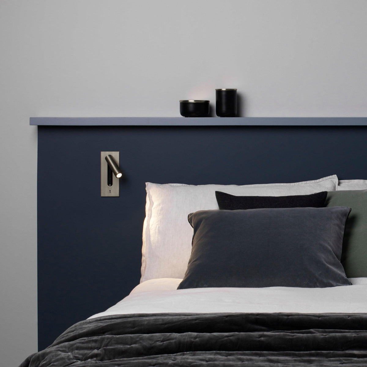 Wandlamp Industrieel Metaal LED Geïntegreerd met Schakelaar Zwart Wit Koper Minimalistisch Design Woonkamer | Sulvida