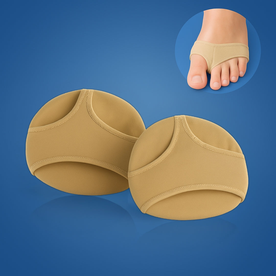 Metatarsale Gelsteun voor Morton's Neuroma en Metatarsalgie | Voetpijnverlichting | Drukverdelende Gelkussens | Sulvida