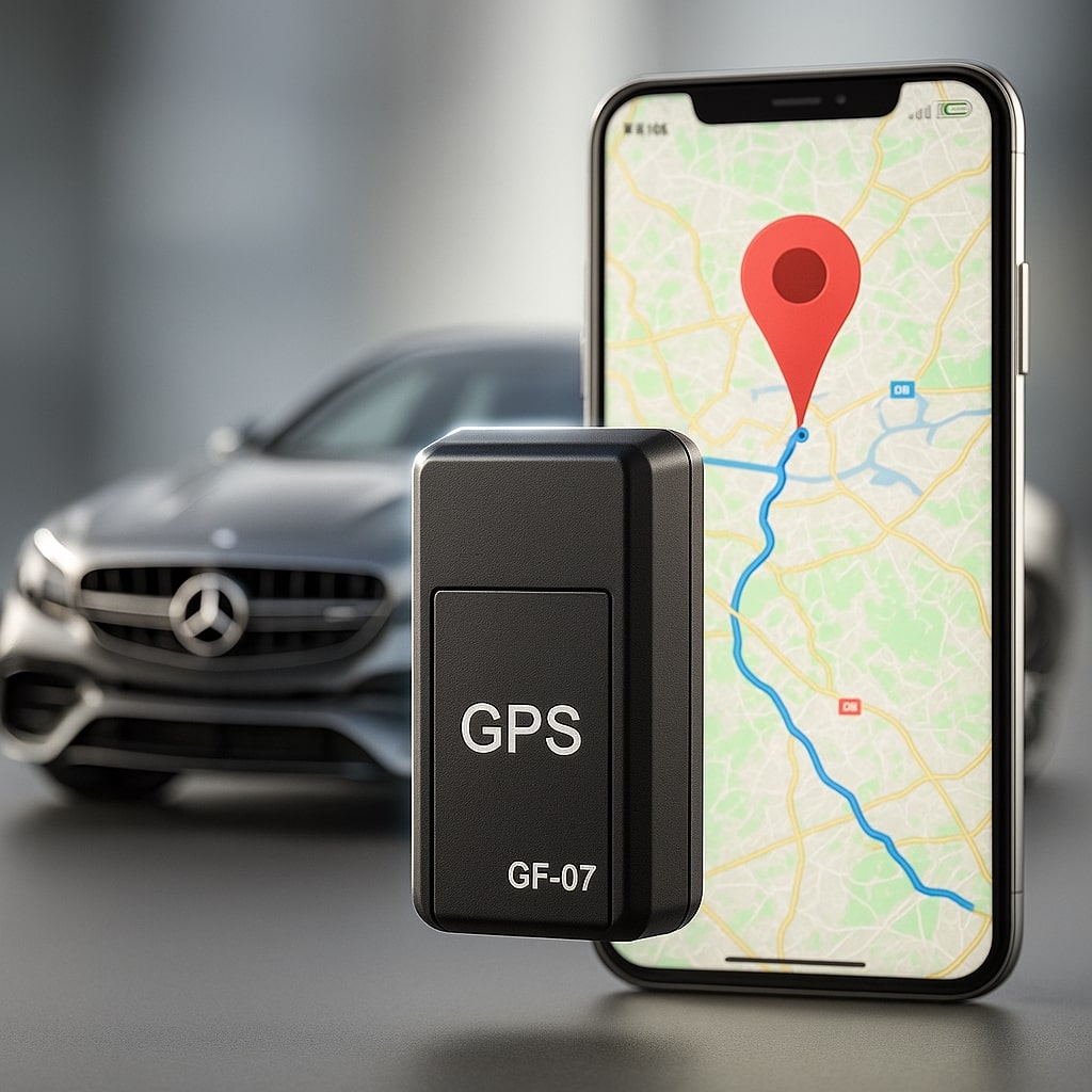 Mini GPS-tracker zonder abonnement met realtime locatiebepaling en magnetische bevestiging voor auto's, fietsen en bagagekoffer | Sulvida