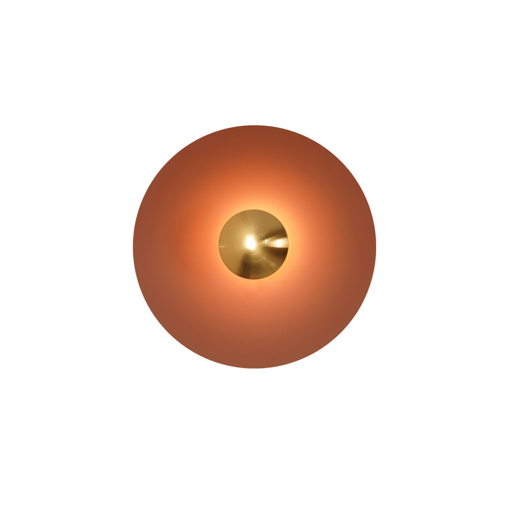 Moderne wandlamp eclips met LED verlichting voor woonkamer slaapkamer hal minimalistisch design rond metaal | Sulvida