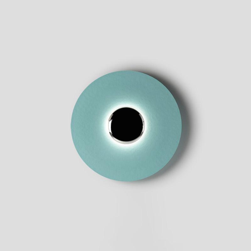 Moderne wandlamp eclips met LED verlichting voor woonkamer slaapkamer hal minimalistisch design rond metaal | Sulvida
