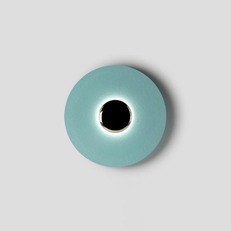 Moderne wandlamp eclips met LED verlichting voor woonkamer slaapkamer hal minimalistisch design rond metaal | Sulvida