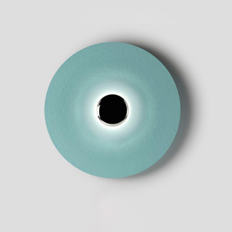 Moderne wandlamp eclips met LED verlichting voor woonkamer slaapkamer hal minimalistisch design rond metaal | Sulvida