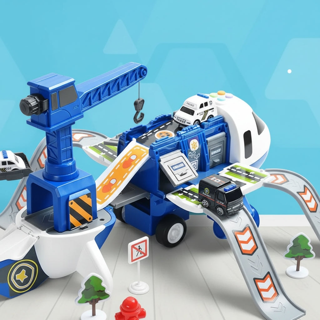 Vliegtuig Avonturenset met Reddingsvoertuigen Accessoires en Figuren voor Creatief Educatief Spel Kinderen 3+ | Sulvida