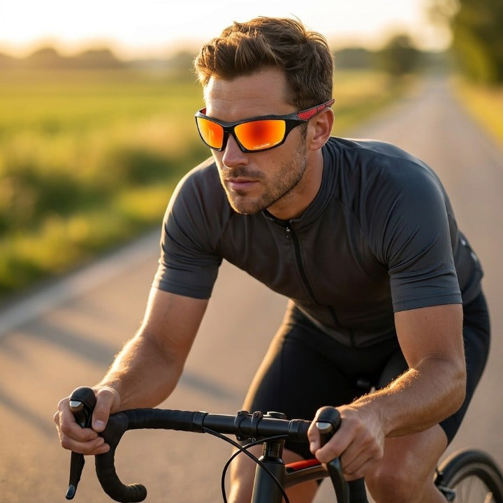 Gepolariseerde zonnebril met UV400-bescherming voor sport outdoor unisex metalen montuur stijlvol design | Sulvida