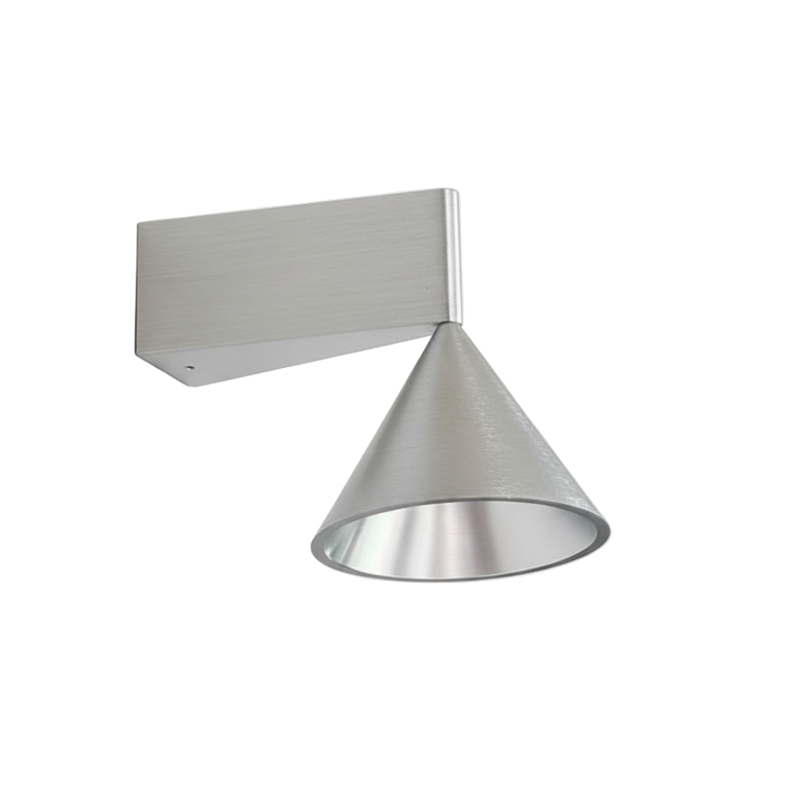 Metalen Wandlamp LED Warm Wit Chroom Zwart Slaapkamer Woonkamer Studeerkamer Minimalistische Verlichting | Sulvida