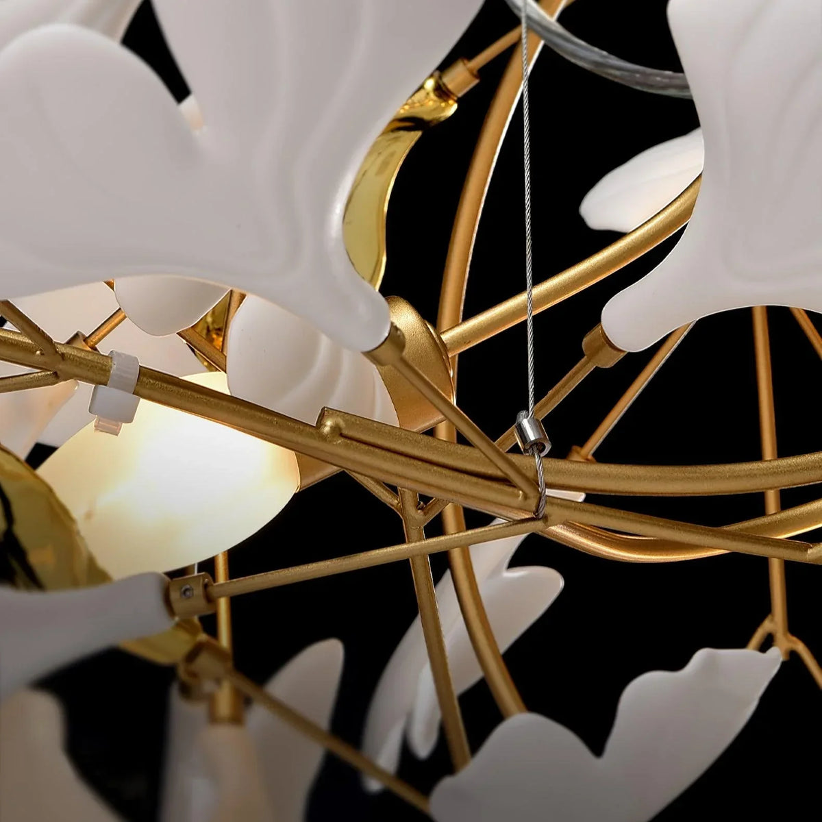 Keramische Hanglamp U-Vorm Goud Nikkel Metaal Kroonluchter Woonkamer Slaapkamer Decoratief Interieur | Sulvida