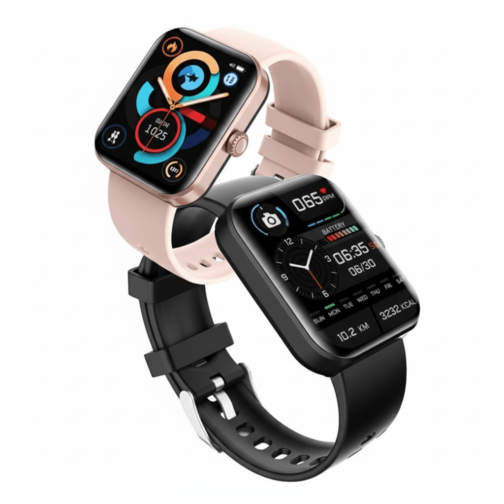 Smartwatch Gezondheidsmonitor met Bloedsuiker Tracker en Hartslagmeter – Draadloos Fitness Horloge Sport | Sulvida
