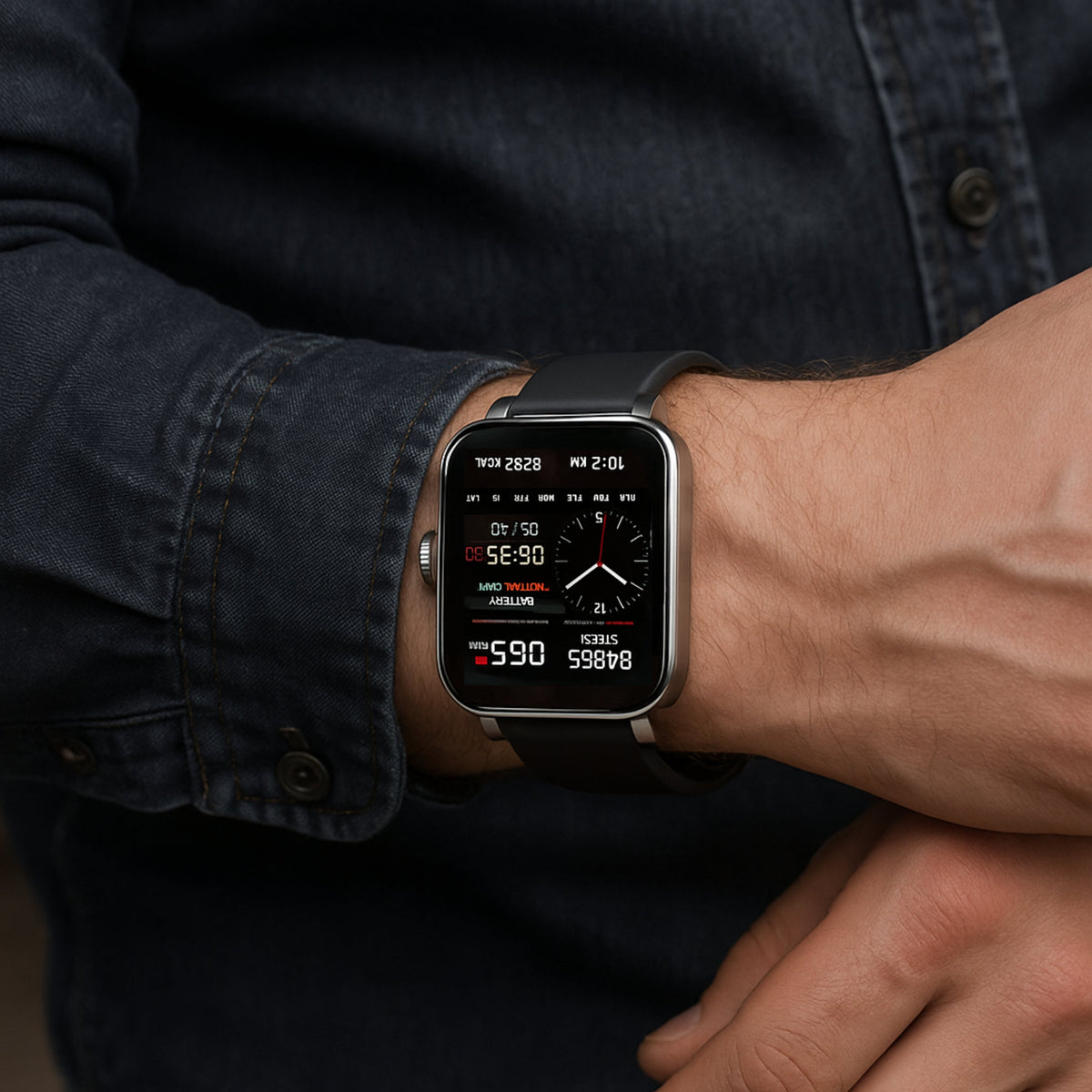 Smartwatch Glucosemeter Non-invasief Bloedsuiker Realtime Monitoring Trendtracking Gezondheid Controle | Sulvida